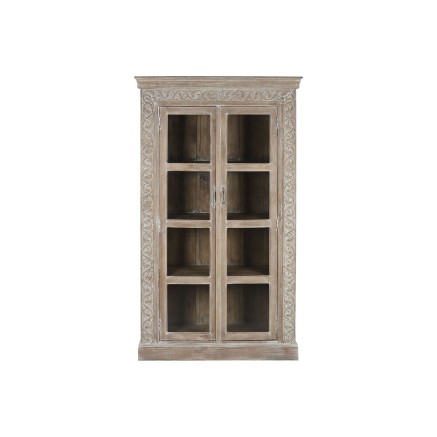 Vitrina Home ESPRIT Blanco Madera de mango 120 X 44 X 210 cm 2
