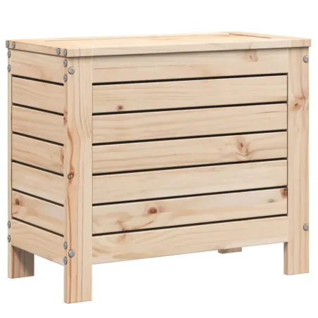 Salon de jardin 7 pcs bois de pin massif