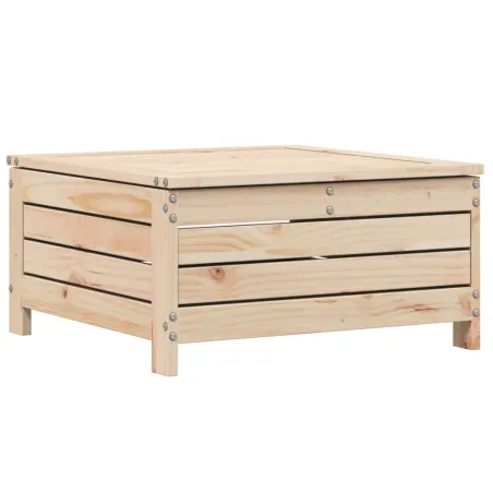 Salon de jardin 8 pcs bois de pin massif