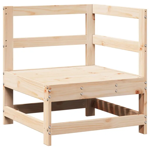 Salon de jardin 7 pcs Bois de pin massif