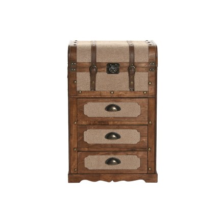 Cassettiera Home ESPRIT Marrone Beige Alpino 45 x 35 x 71,5 cm 2