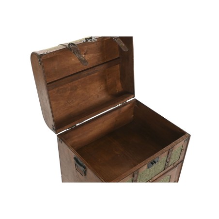 Chest of drawers Home ESPRIT Green Multicolour Tropical 45 x 35 x 71,5