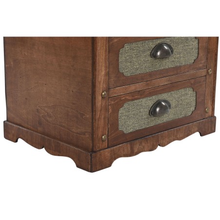 Chest of drawers Home ESPRIT Green Multicolour Tropical 45 x 35 x 71,5