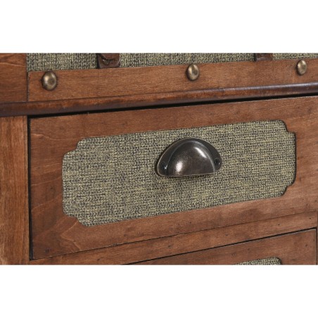 Cajonera Home ESPRIT Verde Multicolor Tropical 45 x 35 x 71,5 cm