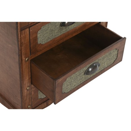 Chest of drawers Home ESPRIT Green Multicolour Tropical 45 x 35 x 71,5