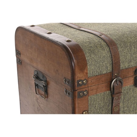 Chest of drawers Home ESPRIT Green Multicolour Tropical 45 x 35 x 71,5