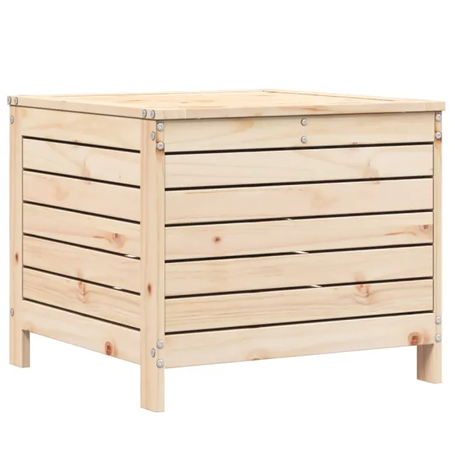 Salon de jardin 6 pcs bois de pin massif