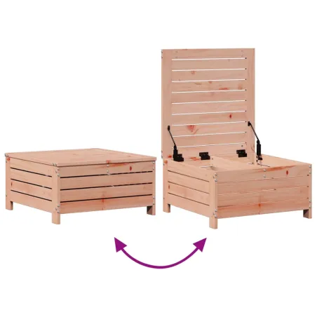 Salon de jardin 5 pcs avec coussins bois massif douglas