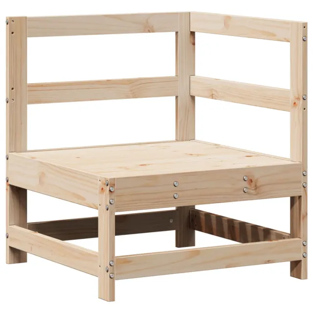 Salon de jardin 3 pcs bois de pin massif