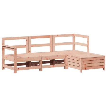 Salon de jardin 4 pcs bois massif sapin de douglas