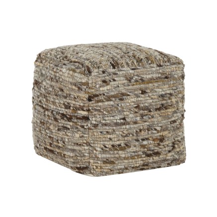 Reposapiés Home ESPRIT Marrón 45 x 45 x 45 cm 2