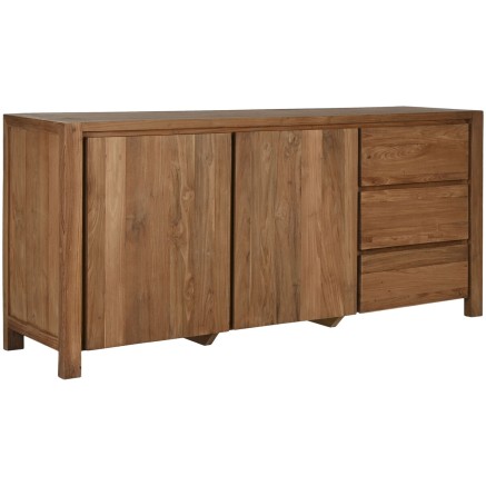 Dientafel Home ESPRIT Natuurlijk Teakboom 180 x 45 x 80 cm