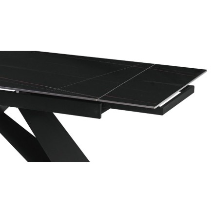 Esstisch Home ESPRIT Schwarz Metall aus Keramik 160 x 90 x 75 cm 2