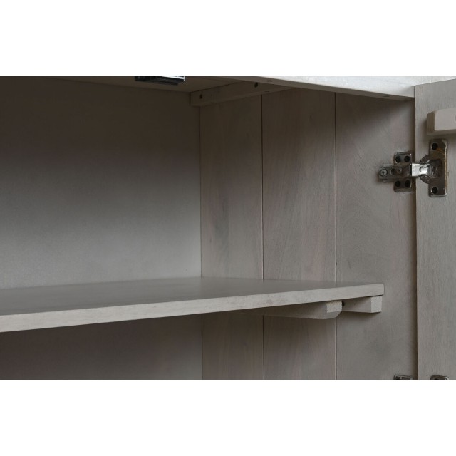 Sideboard Home ESPRIT White Mango wood 182 x 45 x 76 cm