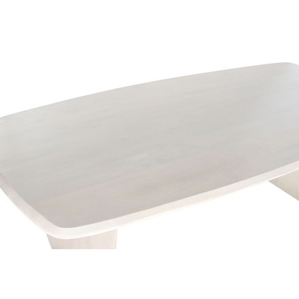 Eettafel Home ESPRIT Wit Mangohout 218 x 100 x 76 cm 2