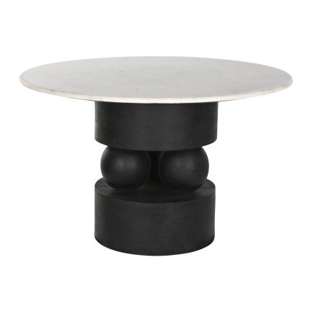 Tavolo da Pranzo Home ESPRIT Marmo Legno di mango 120 x 120 x 76 cm 2