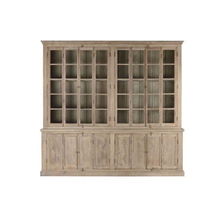 Vitrina Home ESPRIT Natural Teca Madera de mango 266 x 46 x 251 cm 2