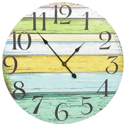 Horloge murale Multicolore 60 cm MDF 2