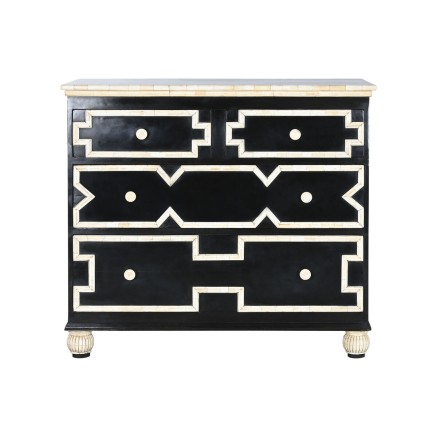 Commode Home ESPRIT Noir 111 x 51 x 99 cm 2