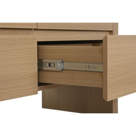 Caisson à Tiroirs Home ESPRIT Naturel Gris clair Moderne 120 x 40 x 8