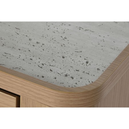 Caisson à Tiroirs Home ESPRIT Naturel Gris clair Moderne 120 x 40 x 8