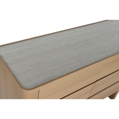 Ladenkast Home ESPRIT Natuurlijk Lichtgrijs Modern 120 x 40 x 80 cm
