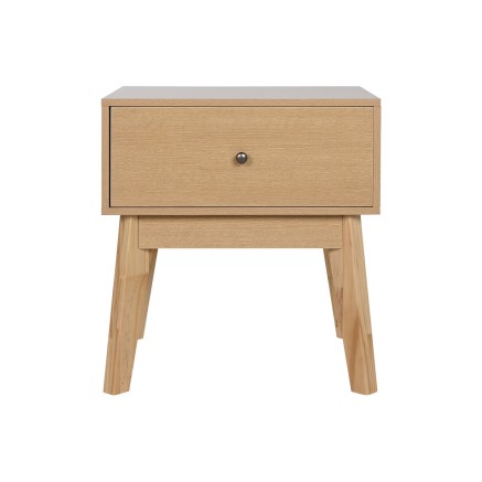 Mesita de Noche Home ESPRIT Natural 45 x 36 x 49 cm