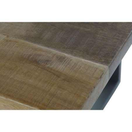 Mesa de Comedor Home ESPRIT Negro Natural Metal Madera de mango 200 x
