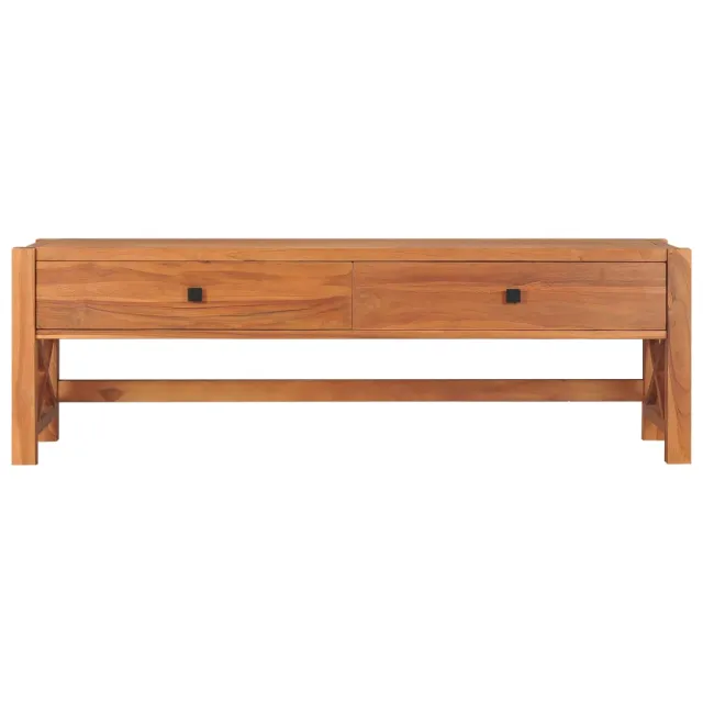 Meuble TV 140x40x45 cm Bois de teck