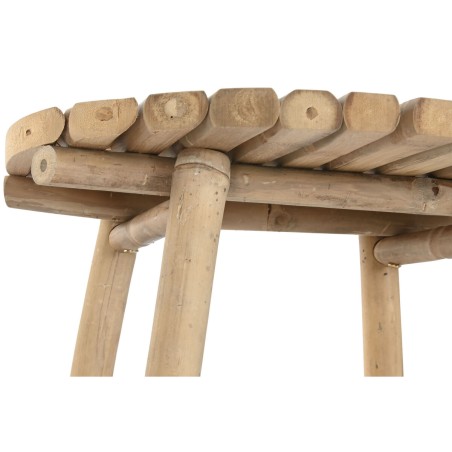 Conjunto de Mesa con 2 Sillas Home ESPRIT Bambú 50 x 50 x 105 cm