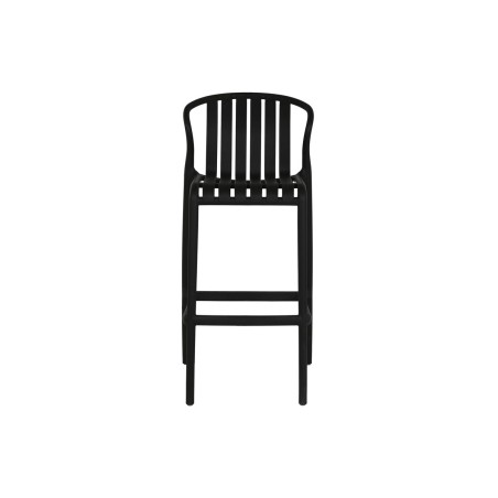 Tavolo con 2 sedie Home ESPRIT Nero Metallo polipropilene 60 x 60 x 10