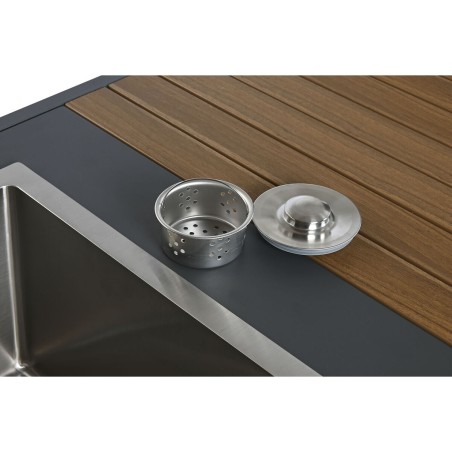 Mobile da cucina Home ESPRIT Grigio Naturale 127 x 100 x 90 cm 127 x 1