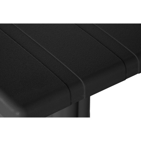 Tavolo da Pranzo Home ESPRIT Nero Metallo polipropilene 70 x 70 x 75 c