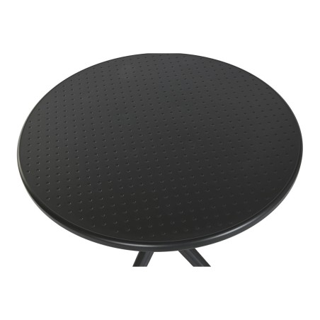 Mesa de Comedor Home ESPRIT Negro Metal Polipropileno 80 x 80 x 75 cm