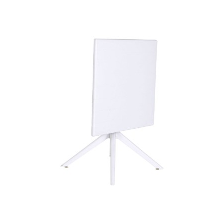 Mesa de Comedor Home ESPRIT Blanco Metal Polipropileno 70 x 70 x 75 cm