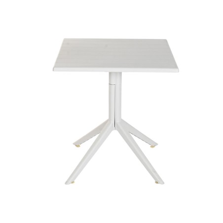 Mesa de Comedor Home ESPRIT Gris Metal Polipropileno 70 x 70 x 75 cm