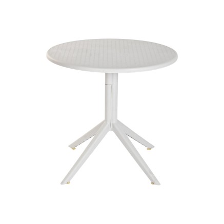 Tavolo da Pranzo Home ESPRIT Grigio Metallo polipropilene 80 x 80 x 75