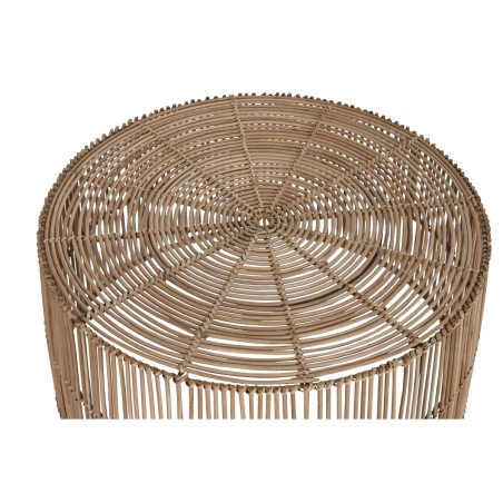 Set di 2 tavoli Home ESPRIT Naturale 70 x 70 x 40 cm