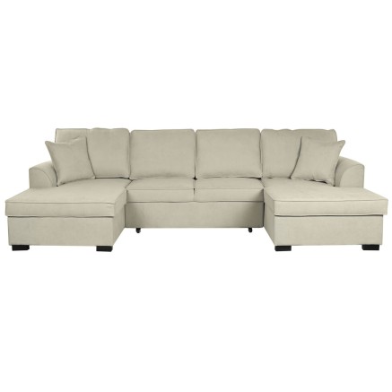 Schlafsofa Home ESPRIT Sand Moderne 298 x 154 x 92 cm
