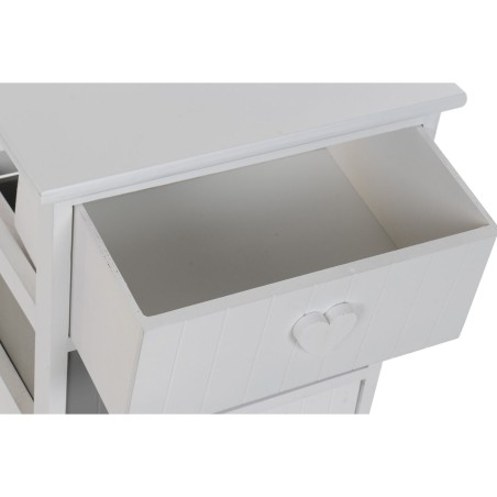 Cassettiera Home ESPRIT Bianco Grigio 40 x 29 x 58 cm