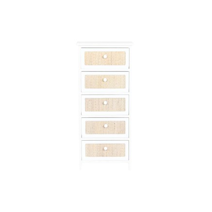 Cajonera Home ESPRIT Blanco Cottage Decapé 40 x 29 x 90 cm 2