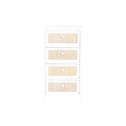 Caisson à Tiroirs Home ESPRIT Blanc Cottage Décapé 40 x 29 x 73 cm 2