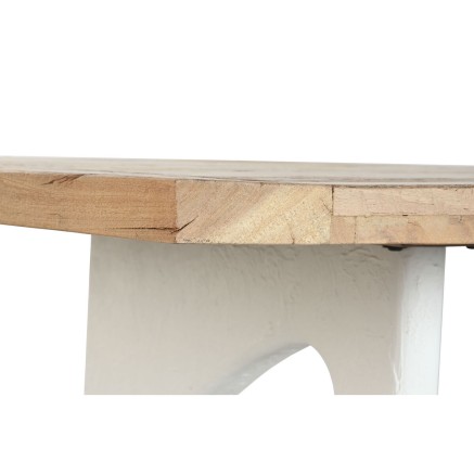Esstisch Home ESPRIT Weiß natürlich Recyceltes Holz Mango-Holz 200 x 2