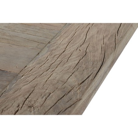 Tavolo da Pranzo Home ESPRIT Bianco Naturale Legno Riciclato Legno di