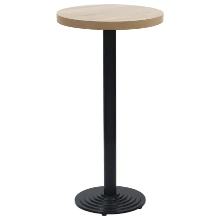 Pied de table de bistro noir Ø43x107 cm fonte 2
