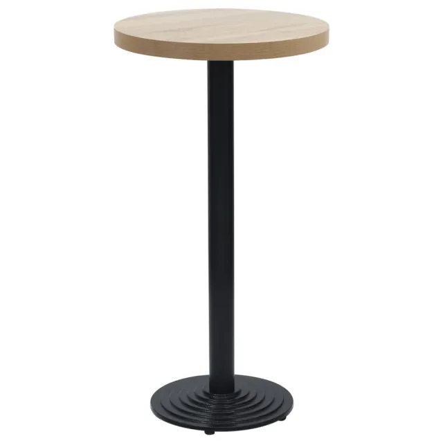 Pied de table de bistro noir Ø43x107 cm fonte