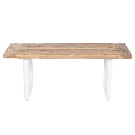 Tavolino da Caffè Home ESPRIT Bianco 120 x 60 x 45 cm 121 x 60,5 x 45