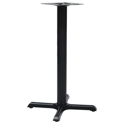 Pied de table de bistro noir 56x56x72 cm fonte