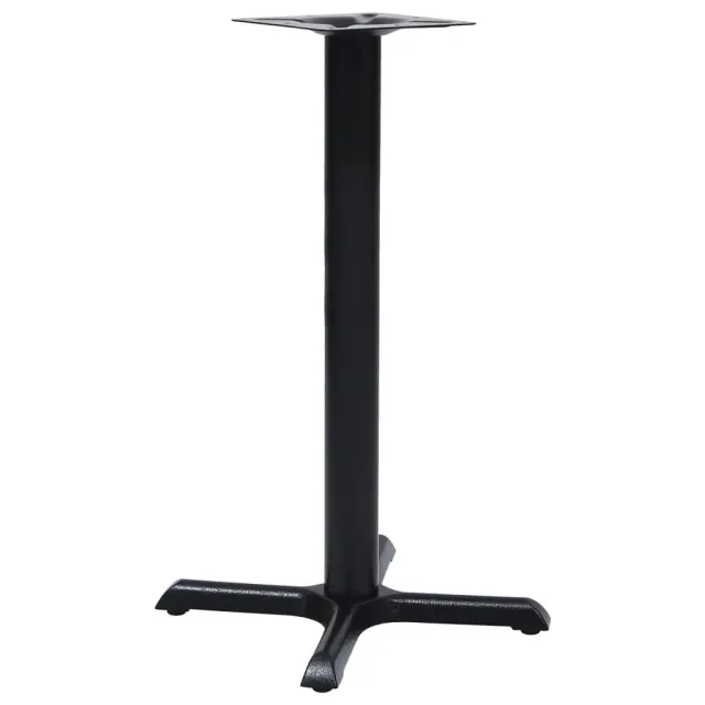 Pied de table de bistro noir 56x56x72 cm fonte