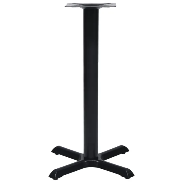 Pied de table de bistro noir 56x56x72 cm fonte